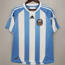 2010 Argentina Home Retro Soccer jersey