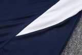 2023 Italy Dark Blue Half Pull Tracksuit