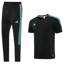 2023/24 Black AD short sleeve Tracksuit
