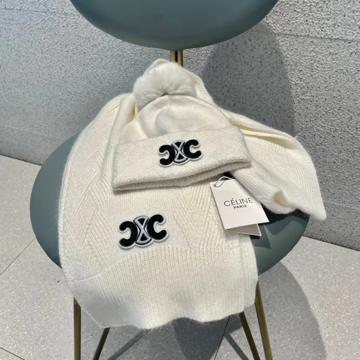 Celine Knitted Hat+Scarf