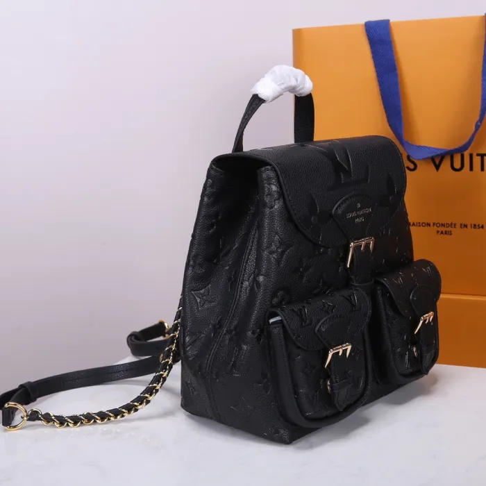 Louis Vuitton Monogram Embossed Backpack Bags 20*22*14cm