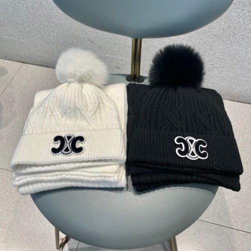 Celine Knitted Hat+Scarf