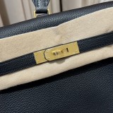 Hermes All Hardware are  gold which is nailed by hand and logo is hand carved on it