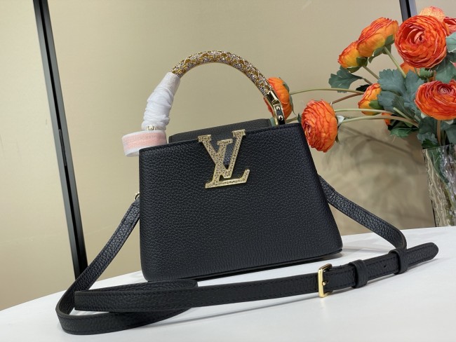 M14177 Capucines Mini Handbag 13.6 x 8 x 21 cm