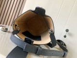 Mini Pebble Bucket Bag (20cm x 16cm x 16cm) – Black