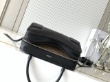 Medium Soft Calfskin Amazona 180 Bag (28cm x 22.5cm x 11cm) – Black