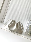 Medium Flamenco Purse (30cm x 10.5cm x 20cm) – Large White  Deerskin
