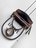 Medium Soft Calfskin Amazona 180 Bag (28cm x 22.5cm x 11cm) – Dark Chestnut Suede