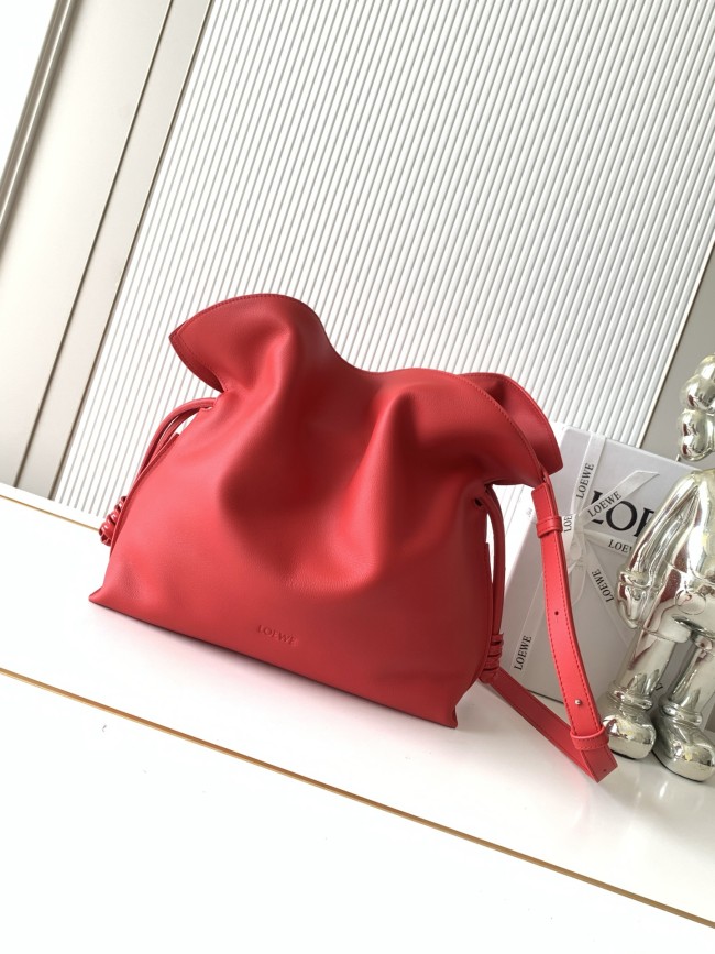 Medium Coil Flamenco Clutch (30cm x 24.5cm x 10.5cm) – Red