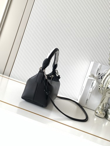Mini Soft Nappa Lambskin Cala Bag (26cm x 13cm x 10cm) – Black