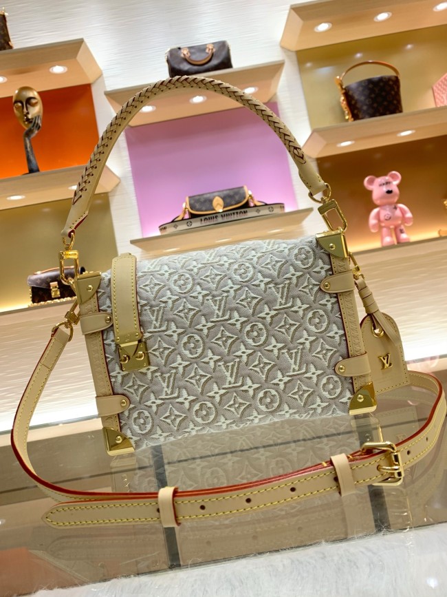 M2A145 Side Trunk Medium Handbag, 23.5 x 16 x 8.5 cm