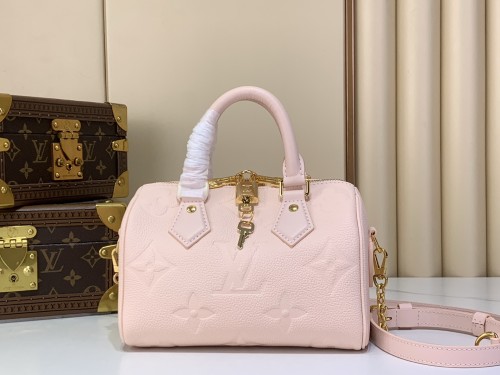 m58953 Pink SPEEDY BANDOULIèRE 20 Handbag 20.5 x 13.5 x 12 cm
