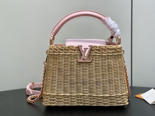 M26005 Woven Capucines BB Handbag 21x14x8cm