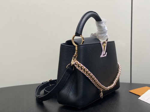 M29439Black CAPUCINES BB Handbag 18 x 27 x 9 cm