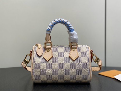N40918 Woven Wrist Nano Speedy Handbag 16 x 10 x 7.5 cm