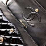 CHANEL Patent Leather Classic Flap Bag