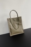 AS6452 02 Chanel 26A Calfskin Vertical Tote Bag 28.5x23.5x9.5cm