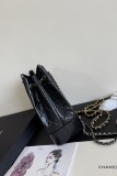 A94485 CHANEL MASTER CALFSKIN QUILTED SMALL GABRIELLE BACKPACK BLACK 23x22.5x10.5cm