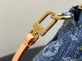 M27602 Blue Pochette Accessoire Cargo Handbag 23.5 x 14 x 3 cm