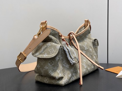 M27623 Green Carryall Cargo Small Handbag 33.5 x 23 x 15 cm