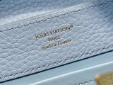 M27308-2 Capucines Mini Handbag with Pearl Chain (13.6 x 21 x 8 cm)