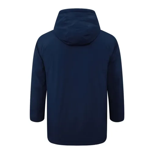 24-25 Dortmund Royal Blue Hooded Windbreaker Fabric Cotton Coat