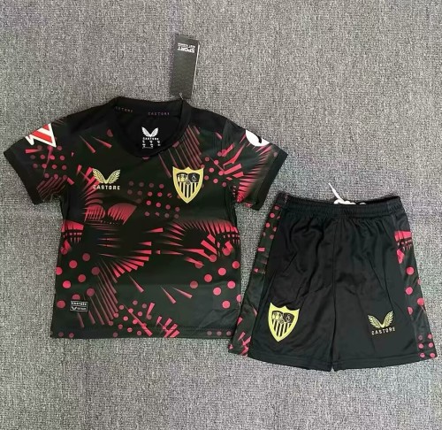 24-25 Sevilla Third Kids Soccer Jersey