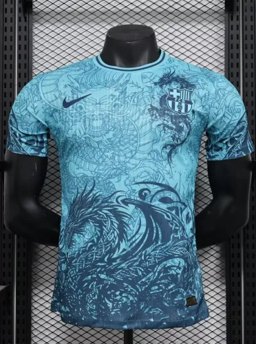 24-25 BAR Blue Special Edition Player Version Soccer Jersey