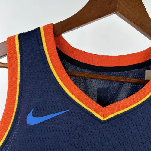 24-25 OKC Thunder GILGEOUS-ALEXANDER #2 Black City Edition Top Quality Hot Pressing NBA Jersey