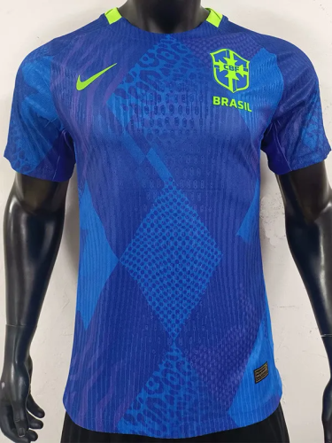 25-26 Brazil Blue Special Edition Player Version Soccer Jersey