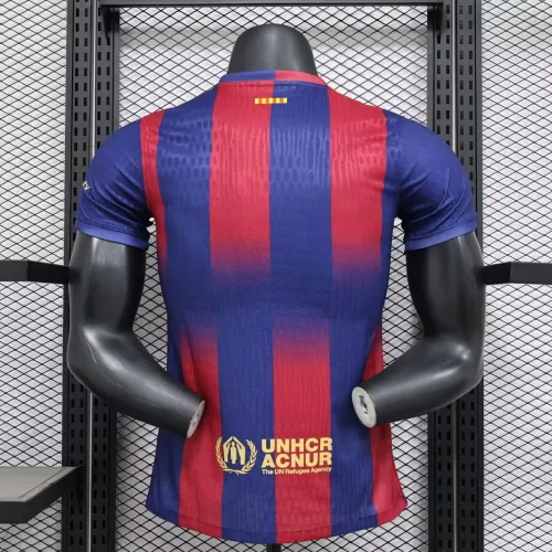 25-26 BAR Home Player Version Soccer Jersey