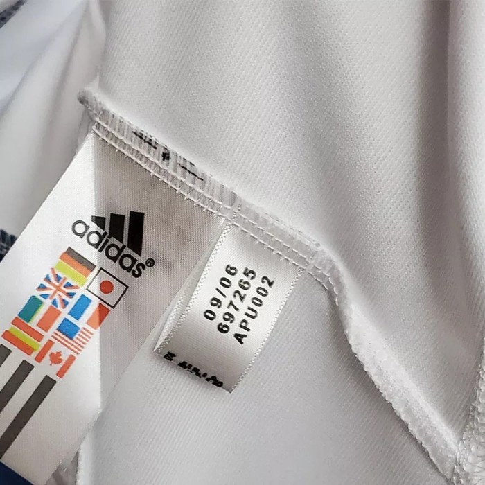 2006-2007 LIV Away White Retro Soccer Jersey