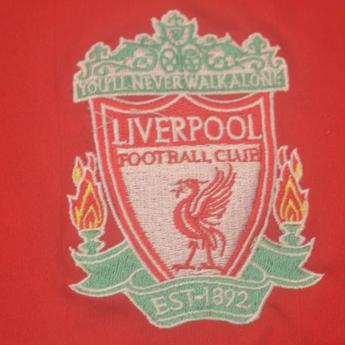 2006-2007 LIV Home Long Sleeve Retro Soccer Jersey