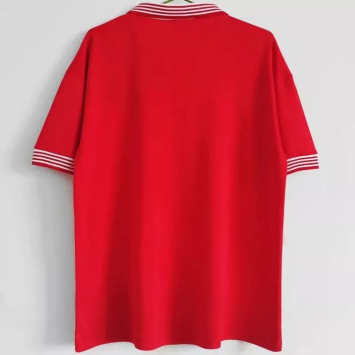 1977 Man Utd Home Retro Soccer Jersey