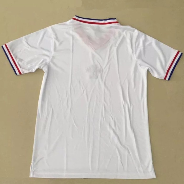 1982 CHE Away White Retro Soccer Jersey