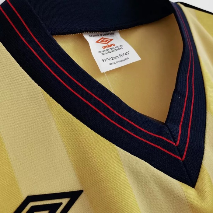 1983-1986 ARS Away Yellow Retro Soccer Jersey