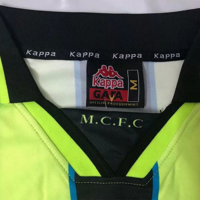 1998-1999 Man City Away Retro Soccer Jersey
