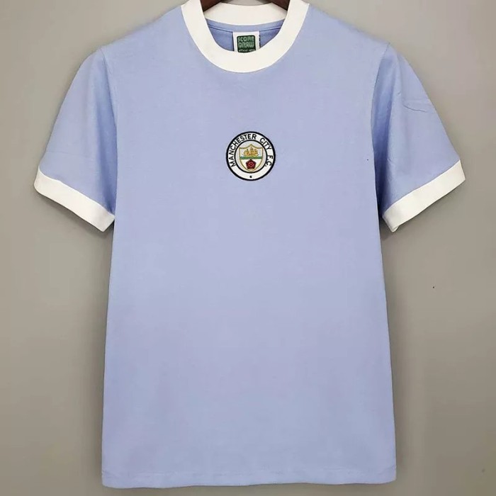 1972 Man City Home Retro Soccer Jersey