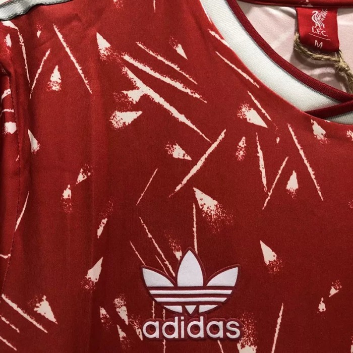 1989 LIV Home Long Sleeve Retro Soccer Jersey