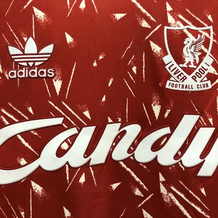 1989 LIV Home Long Sleeve Retro Soccer Jersey