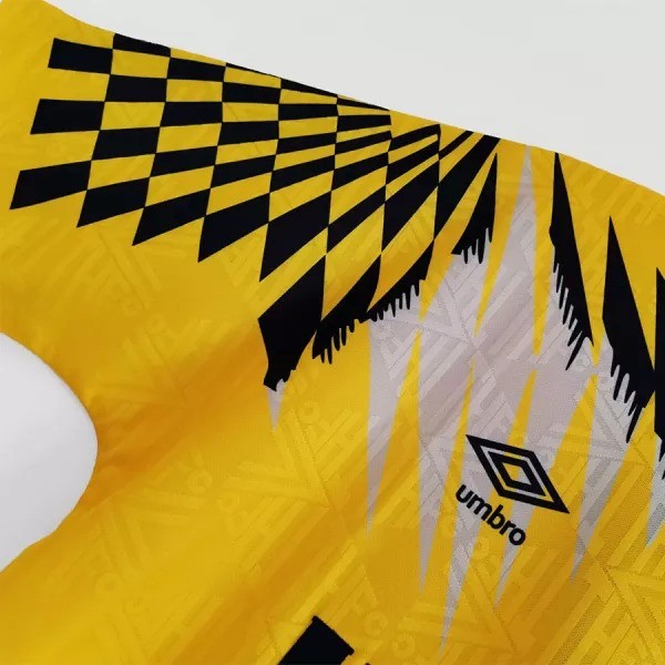 1992-1994 TOT Yellow Retro Soccer Jersey