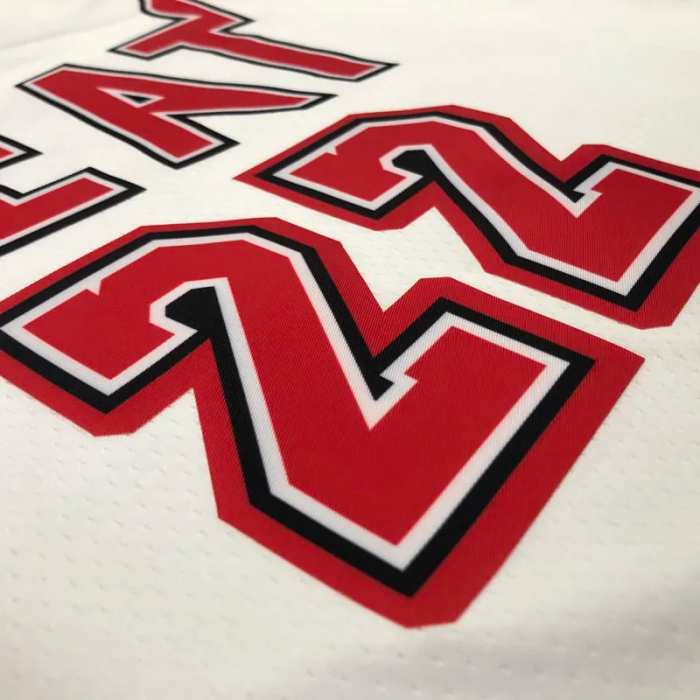 22-23 Heat BUTLER #22 White Top Quality Hot Pressing NBA Jersey (Retro Logo)