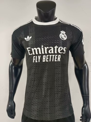 25-26 RMA Black GoalKeeper Player Version Soccer Jersey