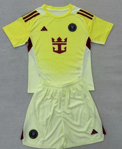 25-26 Inter Miami GoalKeeper Kids Soccer Jersey