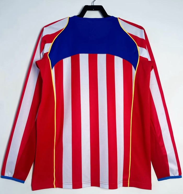 2004-2005 ATM Home Long Sleeve Retro Soccer Jersey