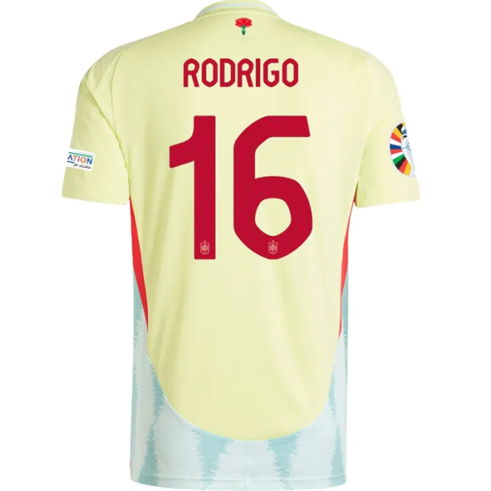 2024 Spain European Cup Away Fans Version Soccer Jersey