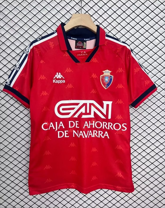 1996-1997 Osasuna Home Retro Soccer Jersey
