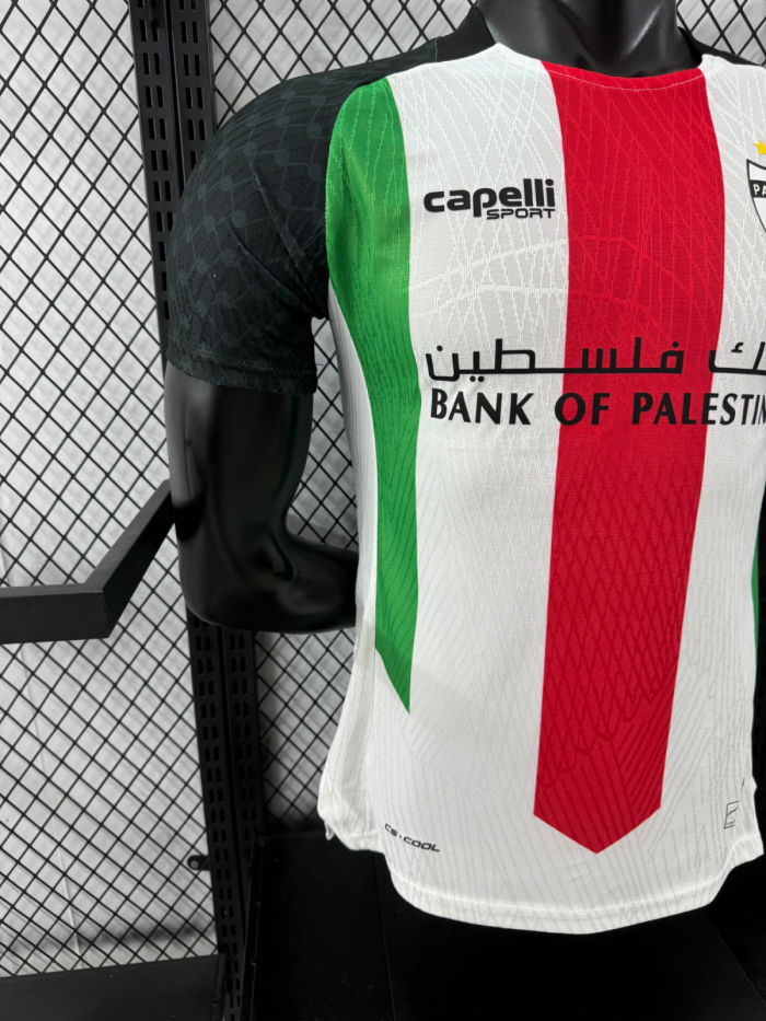 25-26 Palestine Home Player Version Soccer Jersey