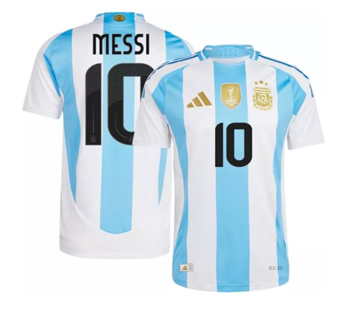 2024 Argentina Home Fans Version Soccer Jersey
