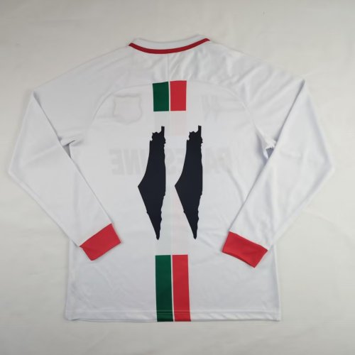 2024 Palestine Long sleeves Fans Version Soccer Jersey